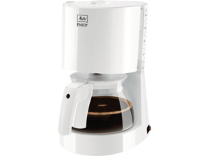 MELITTA 1017-01 Enjoy Kaffeemaschine mit Glaskanne in Weiß