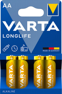 Varta Longlife Mignon AA Batterien 4ST