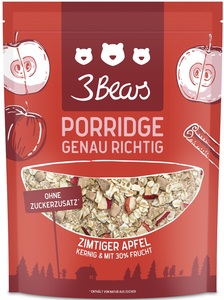 3 Bears Porridge Zimtiger Apfel 400 g