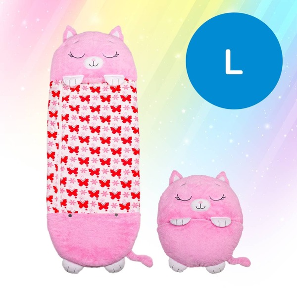 Bild 1 von Happy Nappers Kinderschlafsack / Katze pink / Large