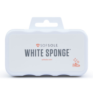 SofSole White Sponge - Unisex Schuhpflege