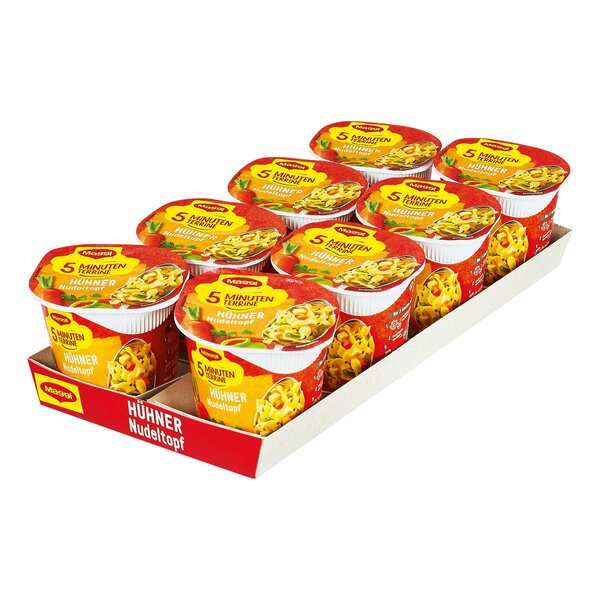 Bild 1 von Maggi 5 Minuten Terrine Hühner-Nudeltopf 43 g, 8er Pack