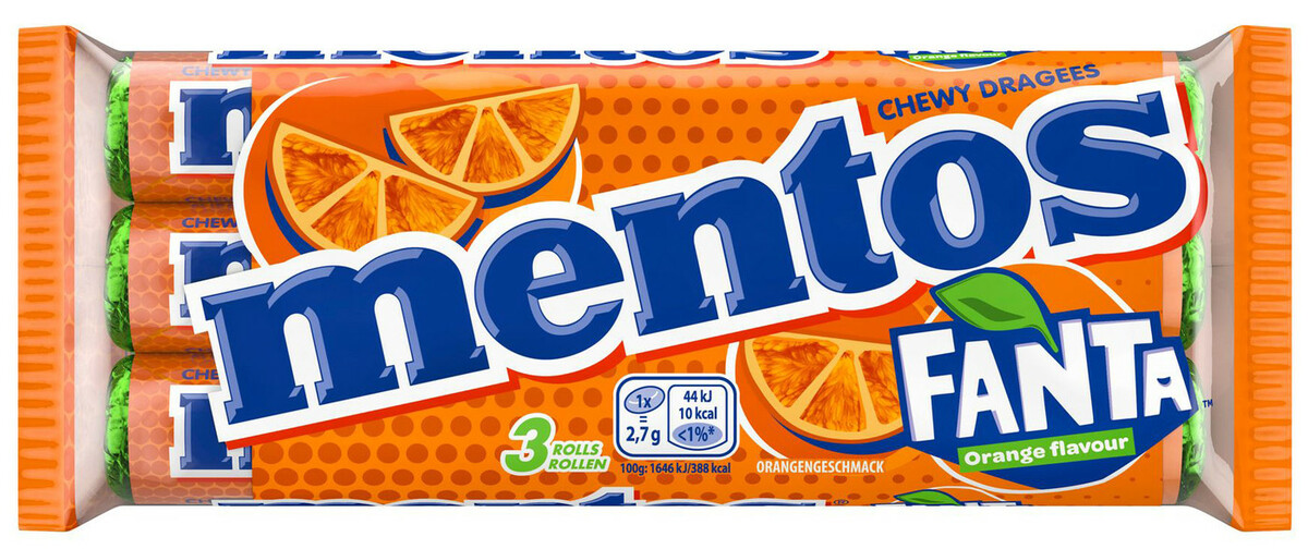 Bild 1 von Mentos Fanta Orange 3x 37,5G