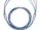 Bild 1 von OEHLBACH 10805 BI-TECH 4 KU./SI. BE-WIRING 2X5 M Kabel, Blau/Kupfer