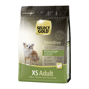 SELECT GOLD Sensitive XS Adult Ente & Kartoffel