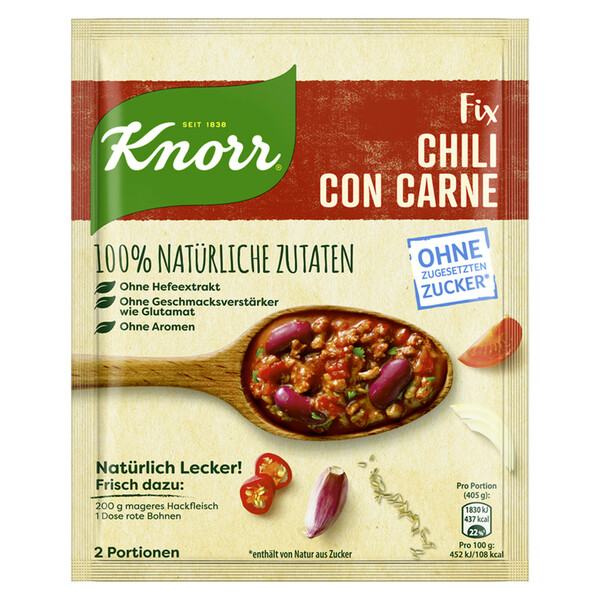 Bild 1 von Knorr Natürlich Lecker Chili Con Carne 47G