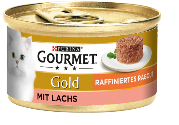 Bild 1 von Gold Raffiniertes Ragout 12x85g Lachs