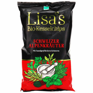 Aroma Snacks BIO Kesselchips Schweizer Alpenkräuter