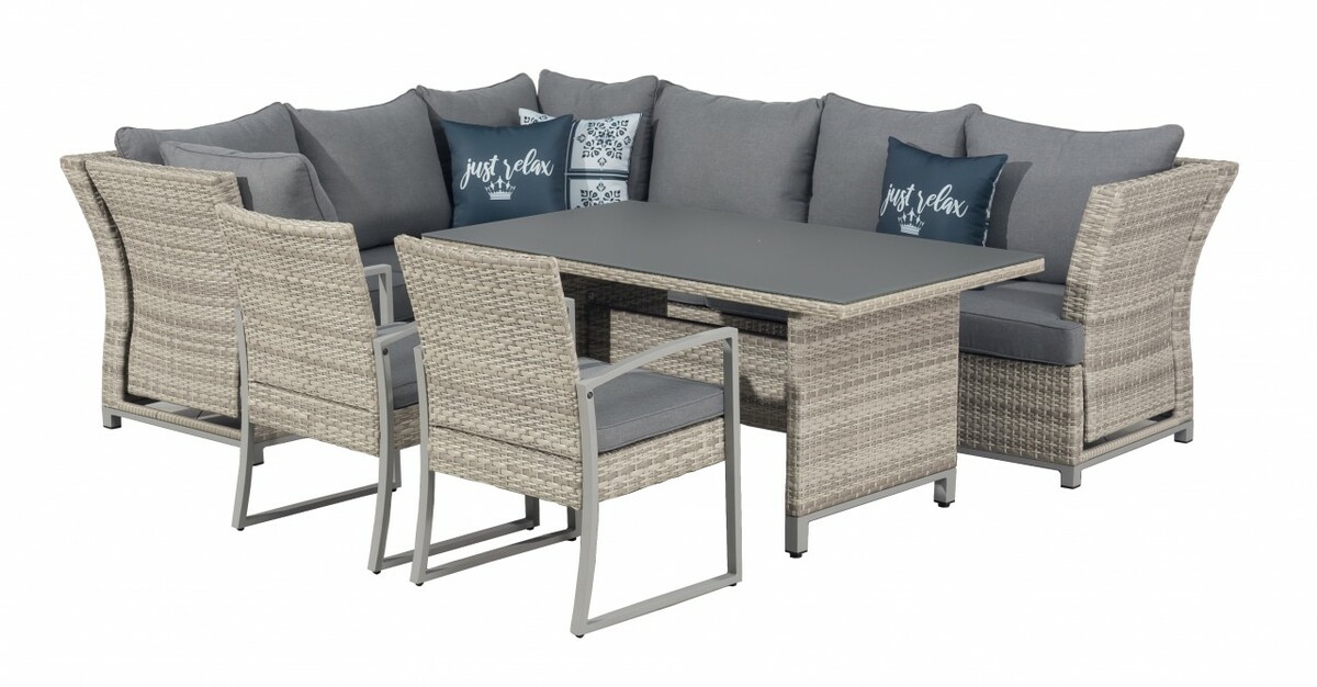 Bild 1 von Primaster Dining Lounge Möbelset Tulum inkl. Allwetter Sitz und Rückenkissen