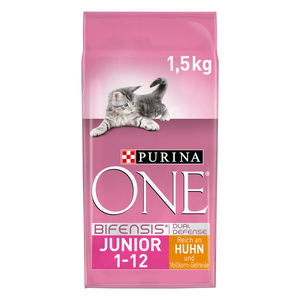 Purina ONE Junior Reich an Huhn und mit Vollkorn-Getreide 6x1,5kg