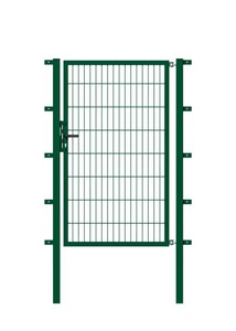 Alberts Stabgitter-Einzeltor Flexo 100 x 100 cm,Typ 6/5/6, grün, zum Einbetonieren