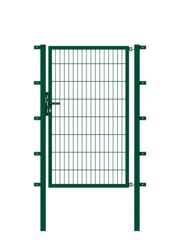 Bild 1 von Alberts Stabgitter-Einzeltor Flexo 100 x 100 cm,Typ 6/5/6, grün, zum Einbetonieren