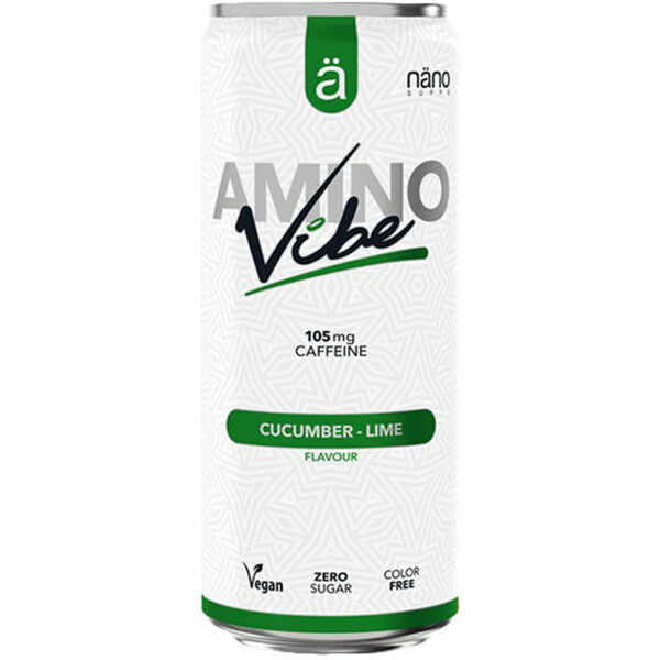 Bild 1 von Nansosupps Energy Drink Amino Vibe Cucumber-Lime (EINWEG) zzgl. Pfand