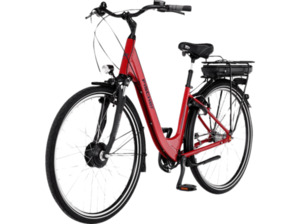 FISCHER CITA 1.0 317 44 rt Citybike (Laufradgröße: 28 Zoll, Unisex-Rad, Wh, Rot glänzend)