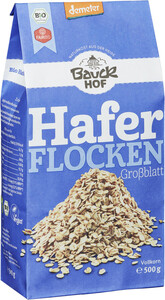 Bauckhof Demeter Bio Haferflocken Großblatt 500g
