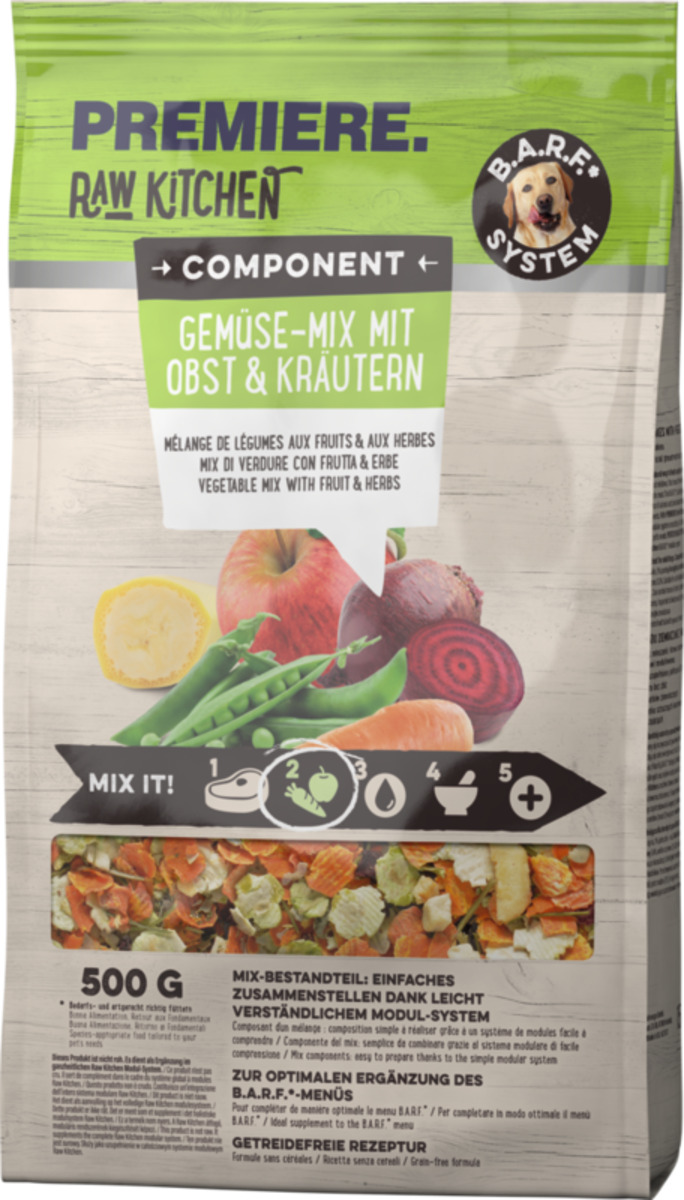Bild 1 von PREMIERE RAW KITCHEN Gemüse-Mix mit Obst & Kräutern 500g