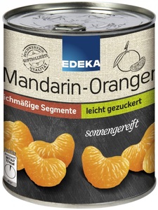 EDEKA Mandarin-Orangen leicht gezuckert große Dose 850 g