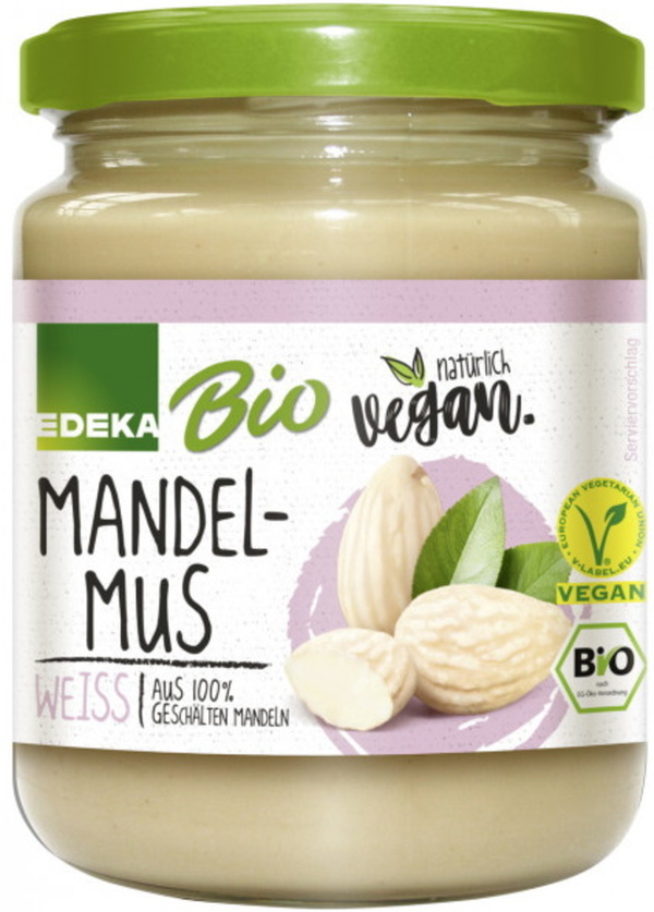 Bild 1 von Edeka Bio+Vegan Weisses Mandelmus 250 g