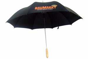 TrendLine Regenschirm mit Baumarkt-Logo
, 
extra groß