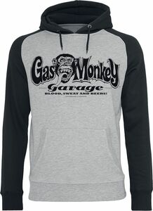 Gas Monkey Garage Logo Kapuzenpullover schwarz grau