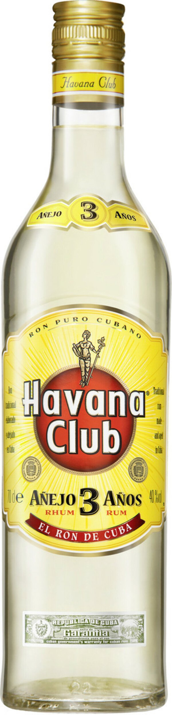 Bild 1 von Havana Club Rum Anejo 3 Jahre 0,7 ltr