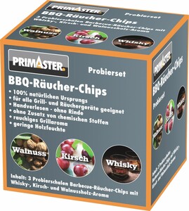 Primaster Räucher-Schale 3er Set
, 
Kirsche, Walnuss, Whisky