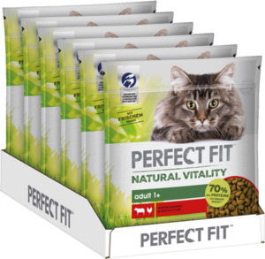 Perfect Fit Natural Vatality Adult +1 Sparpaket Rind & Huhn 6x650g