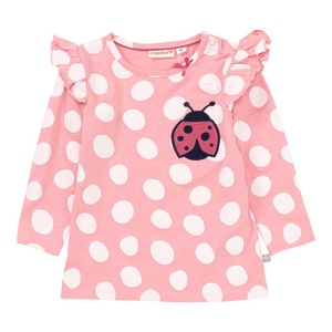 Baby-Mädchen-Shirt mit Marienkäfer-Applikation