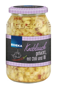 EDEKA Knoblauch gehackt in Öl mit Chili 95 g
