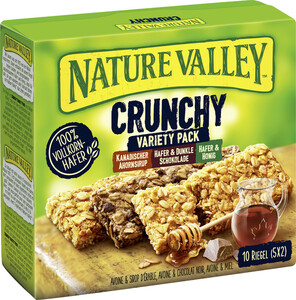 Nature Valley Crunchy Variety Pack Riegel 5ST 210G