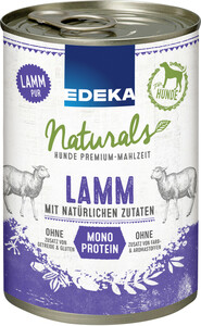 EDEKA Naturals Monoprotein Lamm Hundefutter nass 400 g