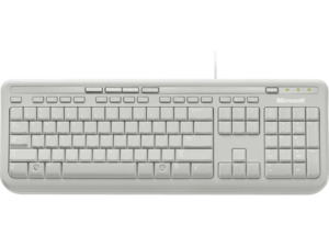MICROSOFT Wired Keyboard 600, Tastatur, kabelgebunden, Weiß