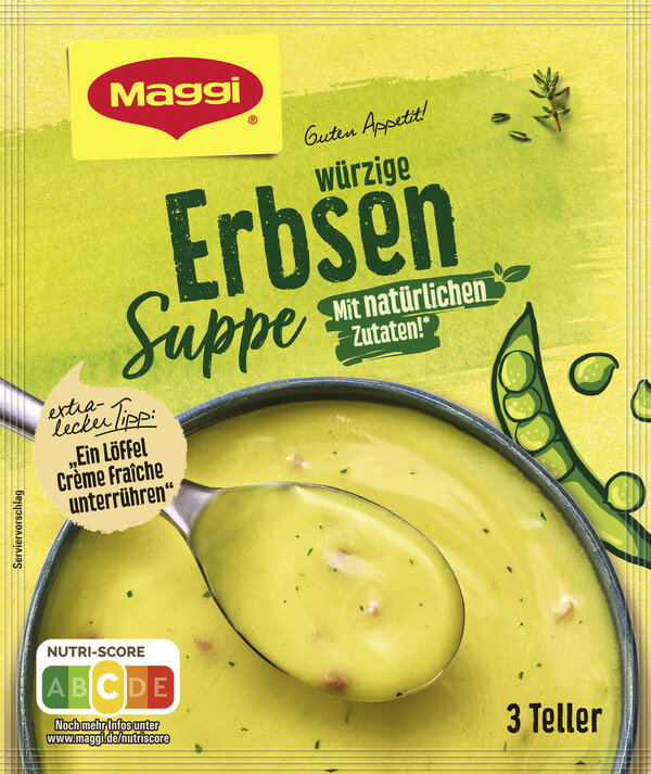 Bild 1 von Maggi Guten Appetit Würzige Suppe Erbsen ergibt 750ML