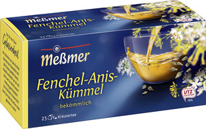 Meßmer Tee Fenchel-Anis-Kümmel 25ST 50G