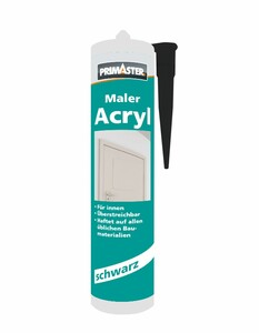 Primaster Maler-Acryl ,  schwarz, 310 ml