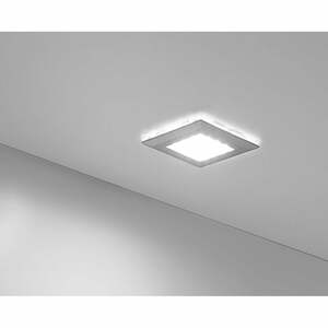 LED Leuchte Square 2 3er Set Dimmbar | Aufbauleuchte 3x1,2W kaltweiß, Alufarbig