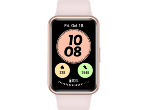 HUAWEI Watch Fit new Smartwatch Silikon, 80-120 mm (Standard), 80-102 (kurz), Sakura Pink