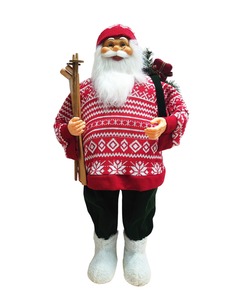 Tarrington House Weihnachtsmann, Kunststoff / Gewebestoff, Rot, Höhe: 90 cm