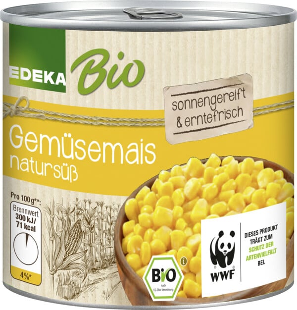 Bild 1 von EDEKA Bio Gemüsemais 330G