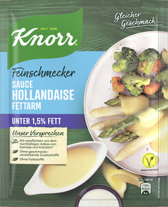 Knorr Feinschmecker Sauce Hollandaise fettarm 33G