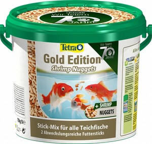 Tetra Fischfutter Pond Shrimp Nuggets 5 l Eimer Tetra Pond Gold Edition
