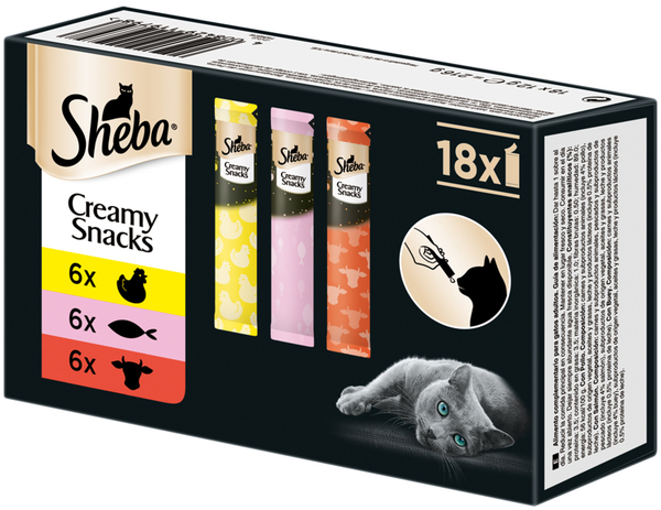 Bild 1 von Sheba Creamy Snacks Multipack 18x12g