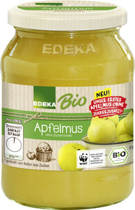 EDEKA Bio Apfelmus ohne Zuckerzusatz 360G