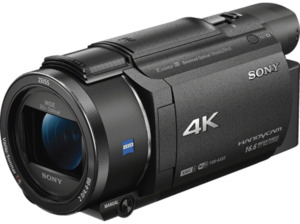 SONY FDR-AX53 Zeiss Camcorder 4K UHD, Exmor R CMOS 8.57 Megapixel, 20x opt. Zoom