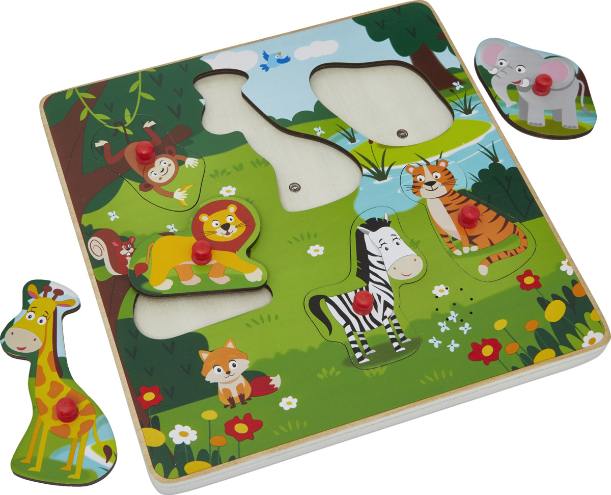 Bild 1 von IDEENWELT Holz-Puzzle mit Sound Zoo