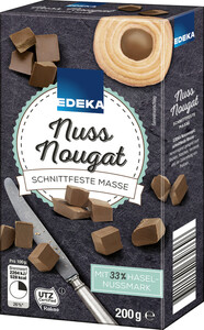 EDEKA Nussnougat schnittfeste Masse 200 g