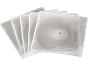 HAMA 20er Pack CD-Slim-Boxen Transparent