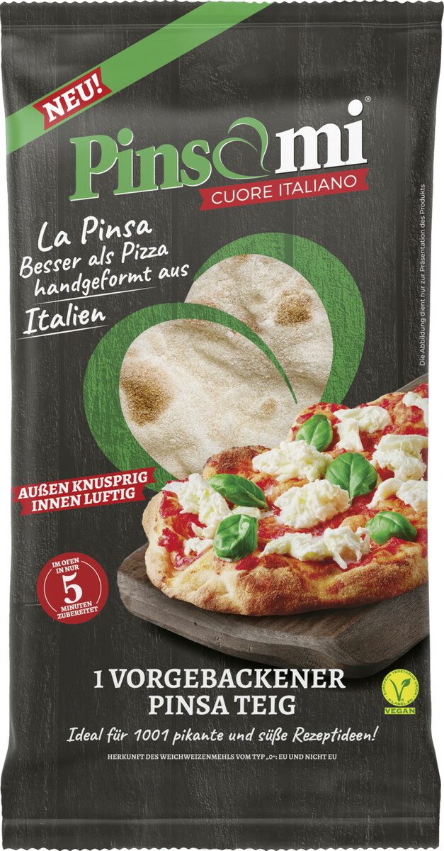 Bild 1 von Pinsami vorgebackener Pinsateig 230g
