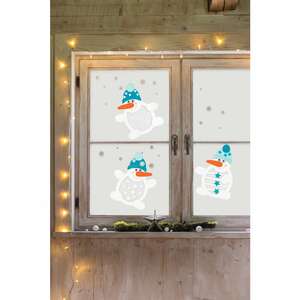 JAKO-O Fensterbilder Schneemänner