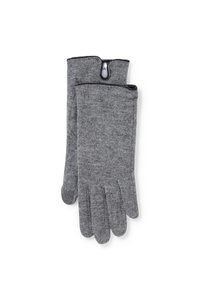 C&A Touchscreen-Handschuhe-Woll-Mix, Grau, Größe: S